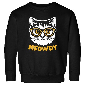 Discover Meowdy Funny Kitty Michigan Gift Sweatshirts
