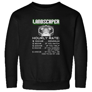 Discover Landscaper Grass Care Lawn Mower Sweatshirts