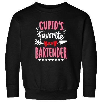 Discover Cupid's Favorite Bartender Valentines Day Matching Sweatshirts