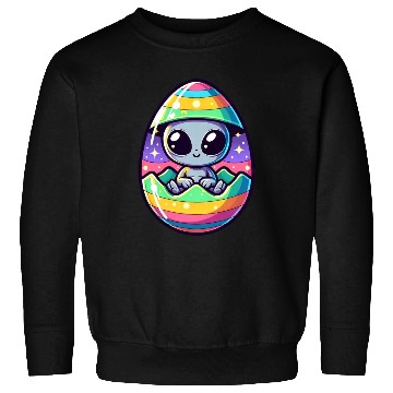 Discover Alien Easter Egg Hatching: Colorful Surprise Sweatshirts