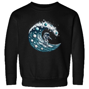 Discover Surfing Astronaut Sweatshirts