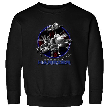 Discover Harrier Jump Jet Royal Air Force Fighterjet Sweatshirts