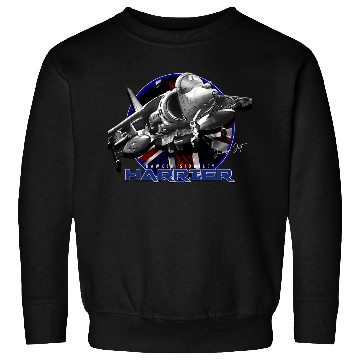 Discover Harrier Jump Jet Royal Air Force Fighterjet Sweatshirts