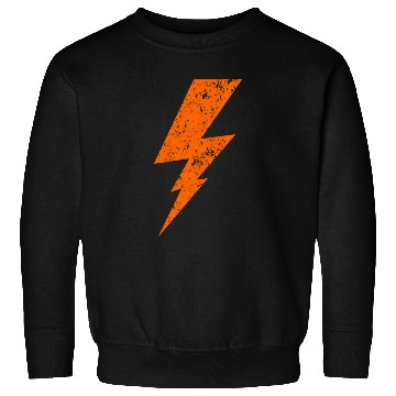 Discover orange Bolt Lightning | Bolt Graphic Sweatshirts