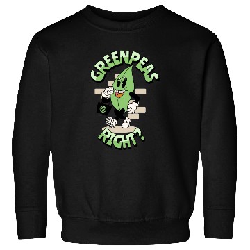 Discover Groovy vegetable greenpeas Sweatshirts