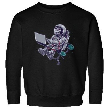 Discover Astronaut Monkey In Space Sweatshirts
