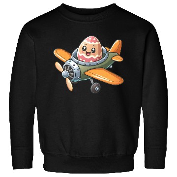Discover Easter Egg Airplane Pilot Design Sweatshirts