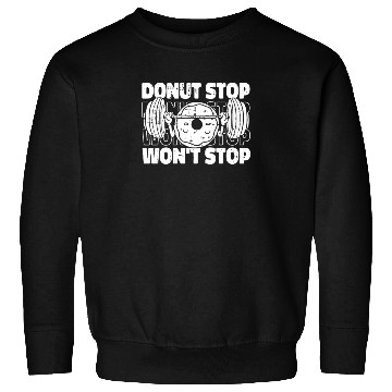 Discover Fitness Donut Funny Donut Gym Sweatshirts