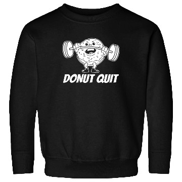 Discover Fitness Donut Funny Donut Gym Sweatshirts