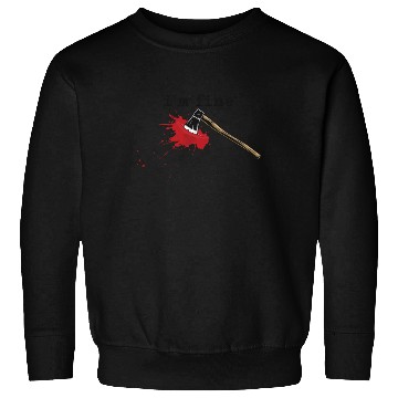 Discover I'm Fine Axe Stab Halloween Bloody Axe Costumebloo Sweatshirts