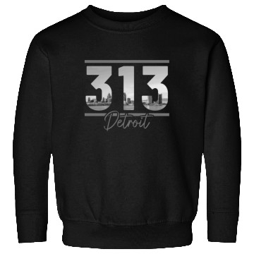Discover Detroit Michigan Motor City USA Sweatshirts