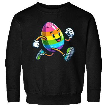 Discover Easter Egg Marathon Jogging Running Fitness Sweatshirts