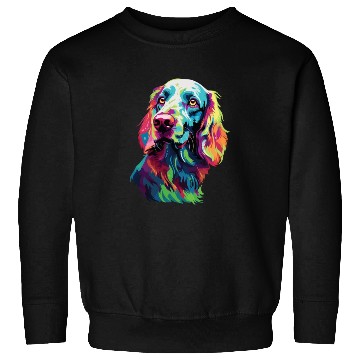 Discover Watercolor Colorful English Setter Sweatshirts