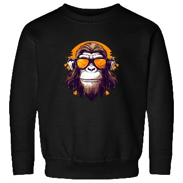 Discover Street Art Monkey Urban Rap Street Monkey Sweatshirts