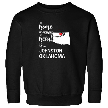 Discover Johnston County Oklahoma Is Where My Heart Is Gift Sweatshirts