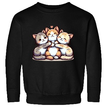 Discover Fluffy Cat Cuddles Sweatshirts