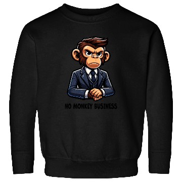 Discover No monkey Business - Chimp Sweatshirts
