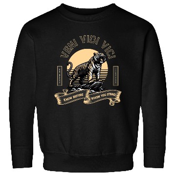 Discover Veni Vidi Vici Wild Tiger Sweatshirts