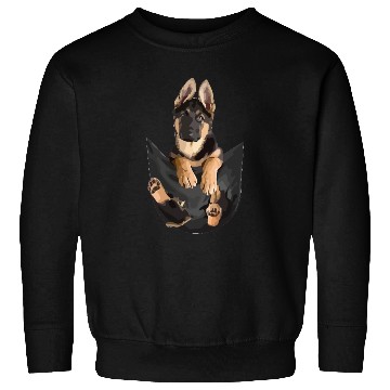 Discover German Shepherd In Pocket Funny Dog Lover Sweatshirts