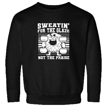 Discover Fitness Donut Funny Donut Gym Sweatshirts