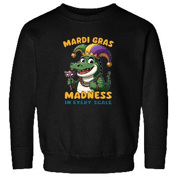 Discover Mardi Gras Crocodile Masquerade Lover Sweatshirts