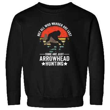 Discover Retro Bigfoot Arrohead Hunter Sweatshirts