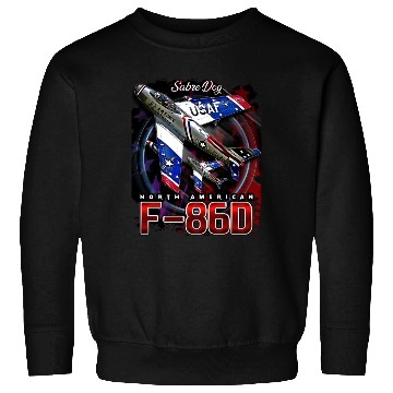 Discover F86D Sabre Dog Vintage Us Air Force Fighter Aircra Sweatshirts