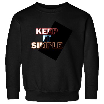 Discover Minimalist Mastery: Keep It Simple Apparel Sweatshirts