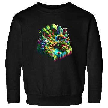 Discover Voxel Enchanted Forest Sweatshirts