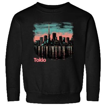 Discover Tokyo Skyline Sweatshirts