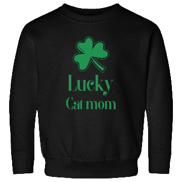 Discover Lucky Cat Mom St Patrick's Day Sweatshirts