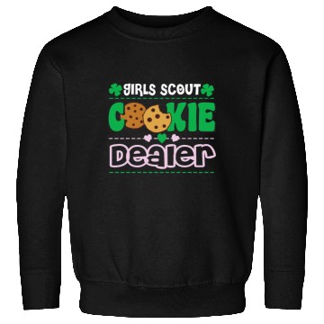 Discover Cookie Dealer Scout for Girls Funny Scouting Sweatshirts