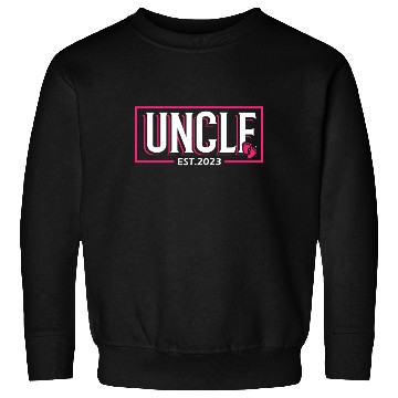 Discover Uncle Est 2023 Baby Birth Babysitting Babysitter Sweatshirts