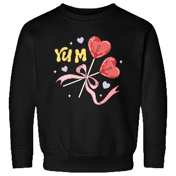 Discover Valentine's Day Heart Lollipop Sweatshirts