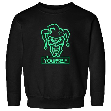 Discover Be Yourself Crazy Joker neon Style Design Sweatshirts