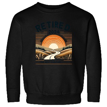 Discover Retired 2024 The Next Chapter Begins Sweatshirts