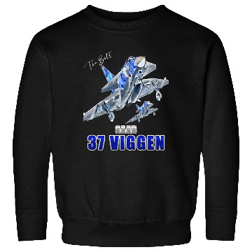 Discover Saab 37 Viggen Swedish Multi Combat Aircraft Sweatshirts