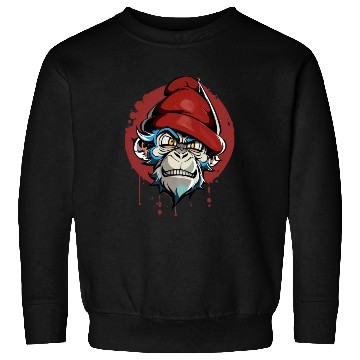 Discover Angry Monkey Design Sweatshirts