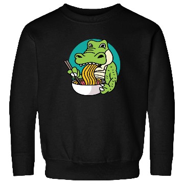 Discover Trex Eating Ramen Food Lover Gift Sweatshirts