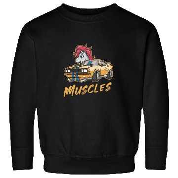 Discover Pony car with muscles Sweatshirts