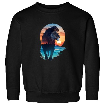 Discover Sunset Lion Sweatshirts