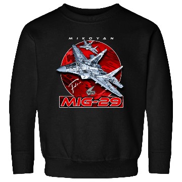 Discover MIG-29 Soviet Union Air Superiority Jet Fighter Sweatshirts