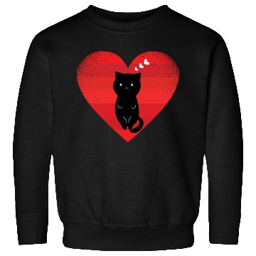Discover Cat is my Valentine Sweatshirts