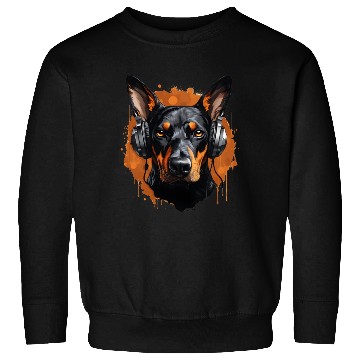Discover Doberman natural ears Sweatshirts