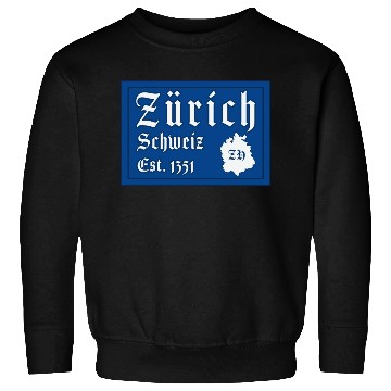 Discover Zürich Switzerland Sweatshirts