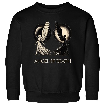 Discover Angel of Death - Sun And Moon Mystical Artwork Sweatshirts