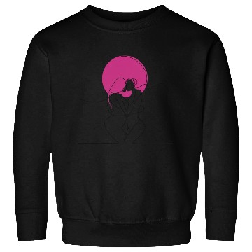 Discover Lesbian Couple Elegant LGBT Line Art Sweatshirts