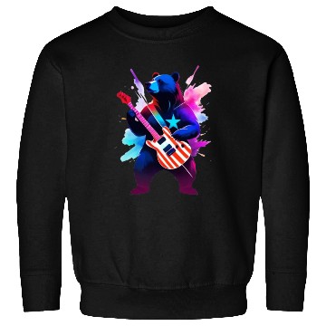 Discover Merica Bear - Rock'n Out! Sweatshirts