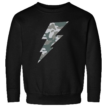 Discover Camo Bolt Sweatshirts