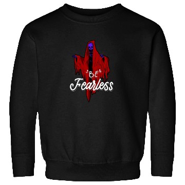 Discover Skull Skeleton Horror Be Fearless Logo Sweatshirts